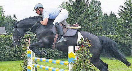 Harry Post mit "Hucky"