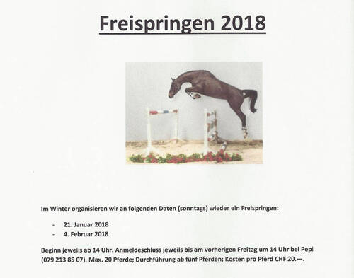 Freispringen 2018