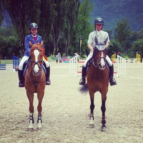 Cheyenne Kisling mit Limmerick und ich auf Cascara II R/N 115